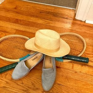 Paul Green Light Blue Cailey Perforated Loafers